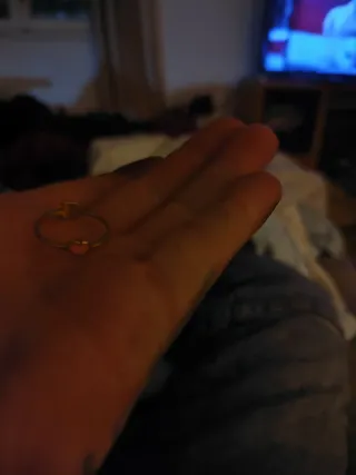 Anillo Tous Oso Corazón Dorado Blanco
