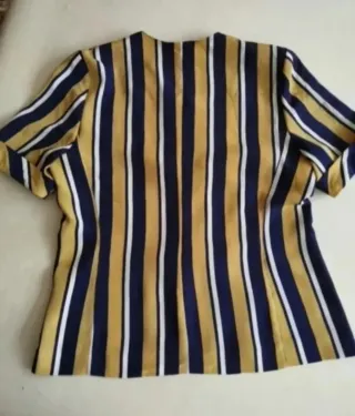 Conjunto Falda y Blusa Rayas Nuevo