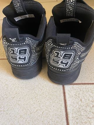 Louis Vuitton Skate Swarovski Nere Argento