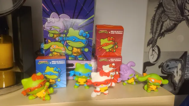 Figuras Hello Kitty Tortugas Ninja Burger King