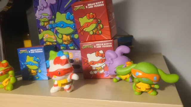 Figuras Hello Kitty Tortugas Ninja Burger King