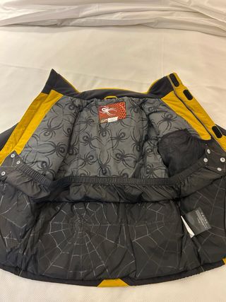 Chaqueta de esquí Spyder amarilla
