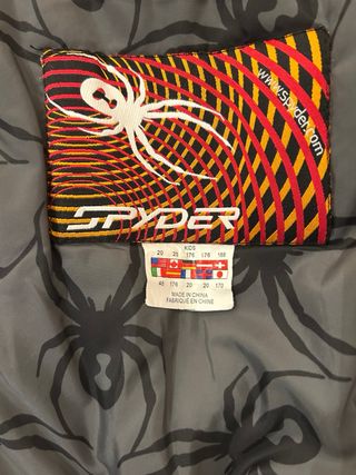 Chaqueta de esquí Spyder amarilla
