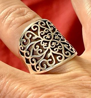 Anillo Plata 925 Filigrana
