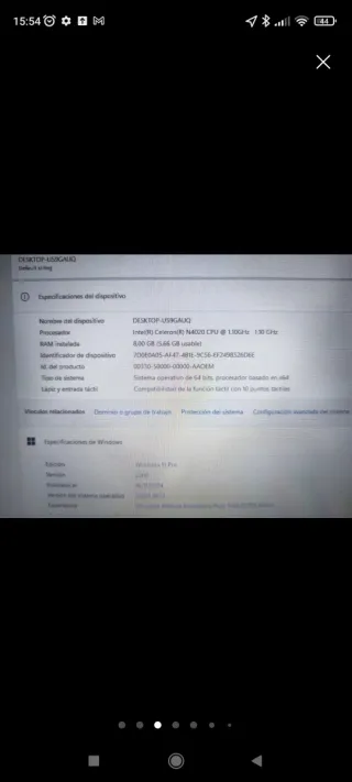 Portátil Plata y Negro