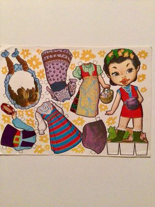 Muñecas Recortables estampas de España