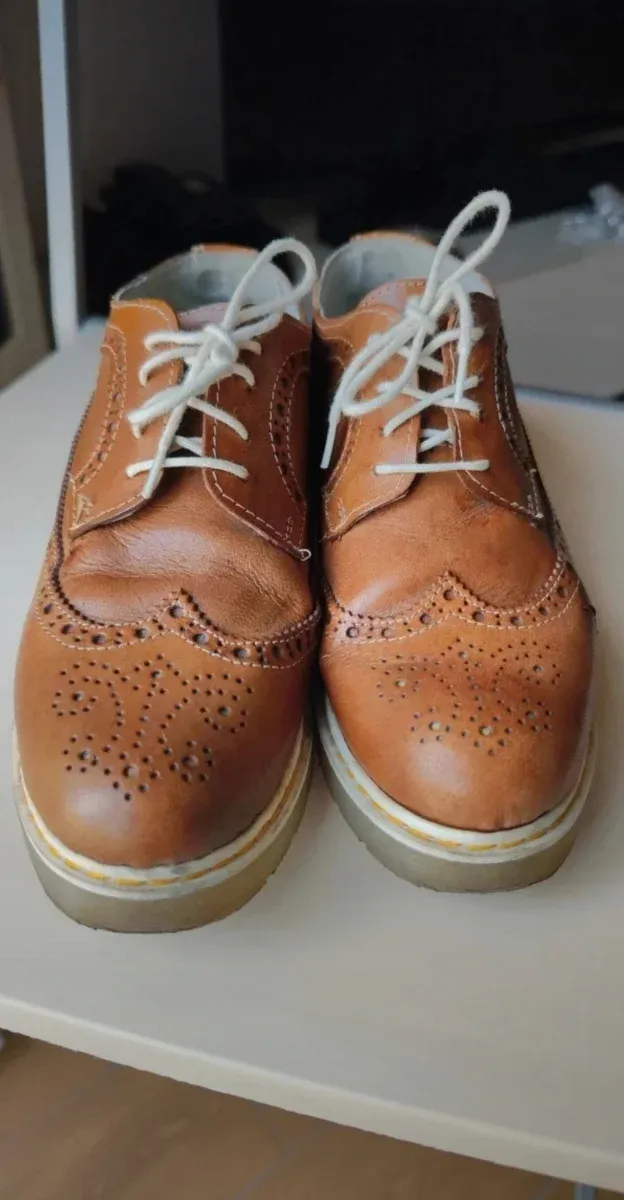 Francesine Pelle Marrone Tg 40