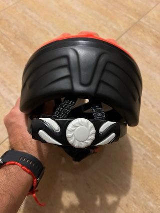 Casco infantil rojo