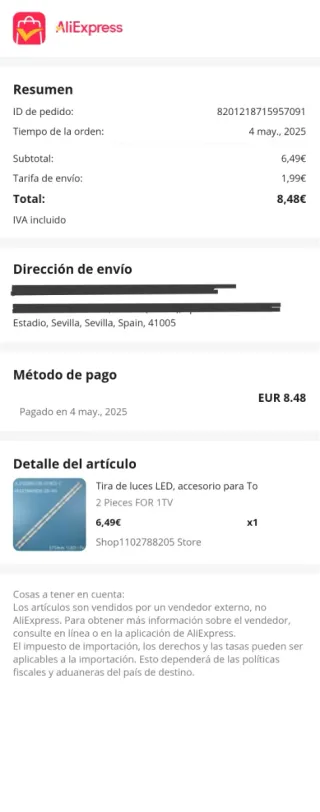 Despiece TV Toshiba 32W3753DG