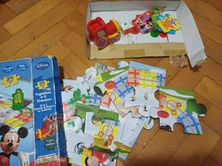 Puzzle Topolino 24 pezzi con trenino