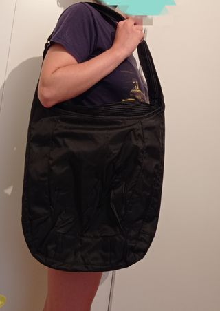 Borsa a spalla New Feel nera impermeabile