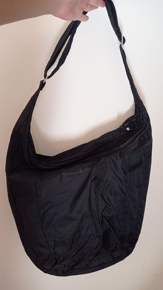 Borsa a spalla New Feel nera impermeabile