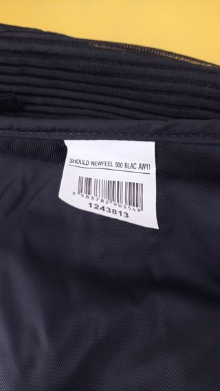 Borsa a spalla New Feel nera impermeabile