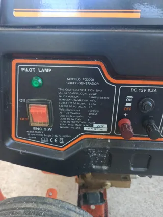 Generador gasolina Feider 3000W
