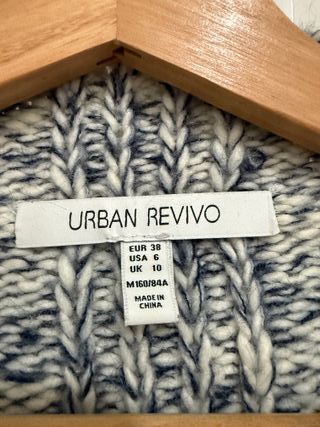 Jersey Lana Urban Revivo Azul Talla M