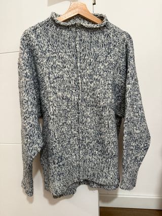 Jersey Lana Urban Revivo Azul Talla M