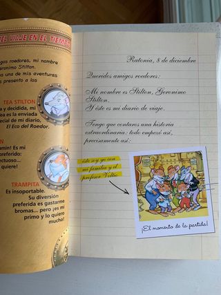 Viaje en el tiempo Geronimo Stilton