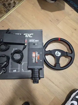Simagic Alpha y volante 