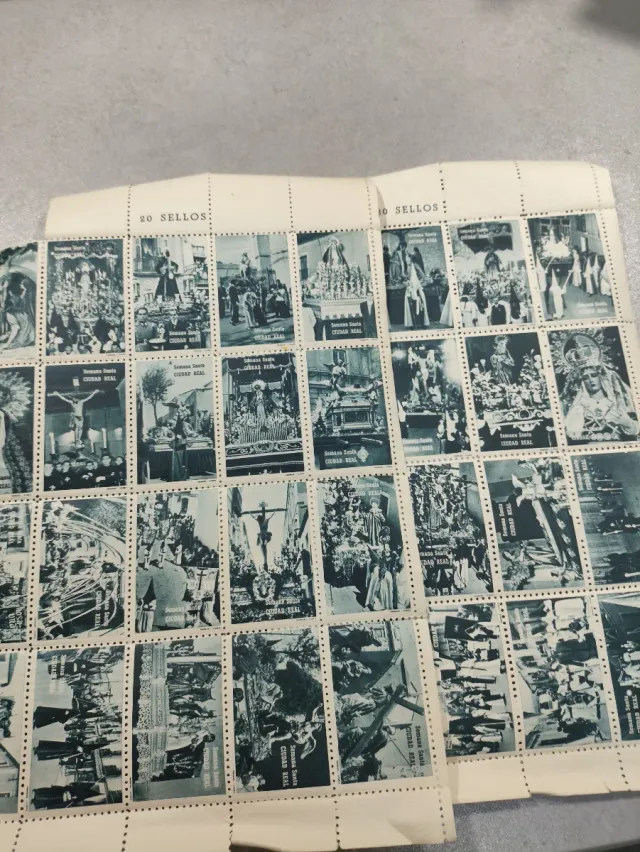 Sellos Semana Santa Ciudad Real Vintage