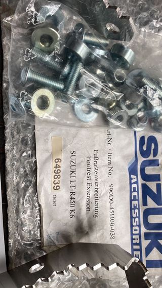 Estriberas Suzuki LTR 450 anchas