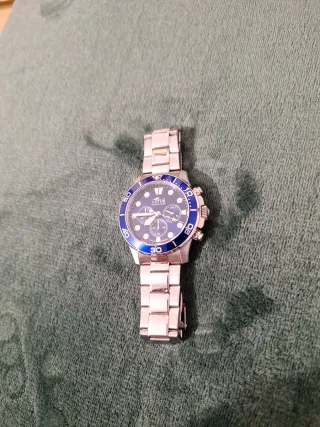 Reloj Lotus Azul y Plateado