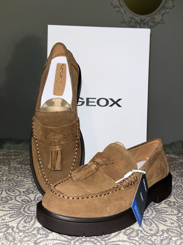 Geox D Spherica Ec1 Mocasines Marrones