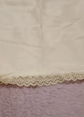 Minicombinación beige encaje