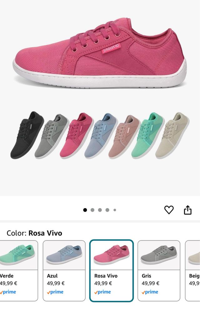 SAGUARO Luck Ⅰ Knit Barefoot Rosa