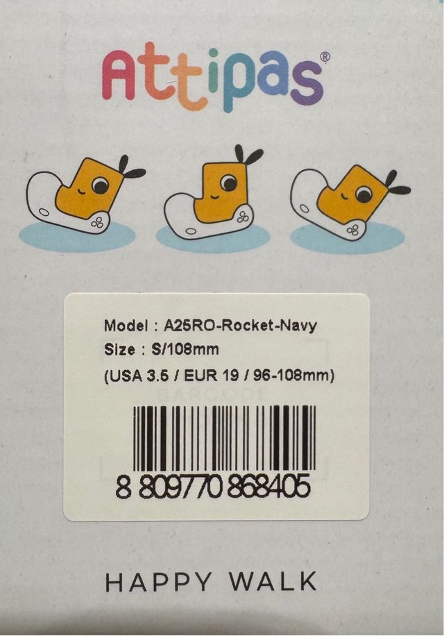 Attipas Zapatos Bebé Primeros Pasos Rocket Navy
