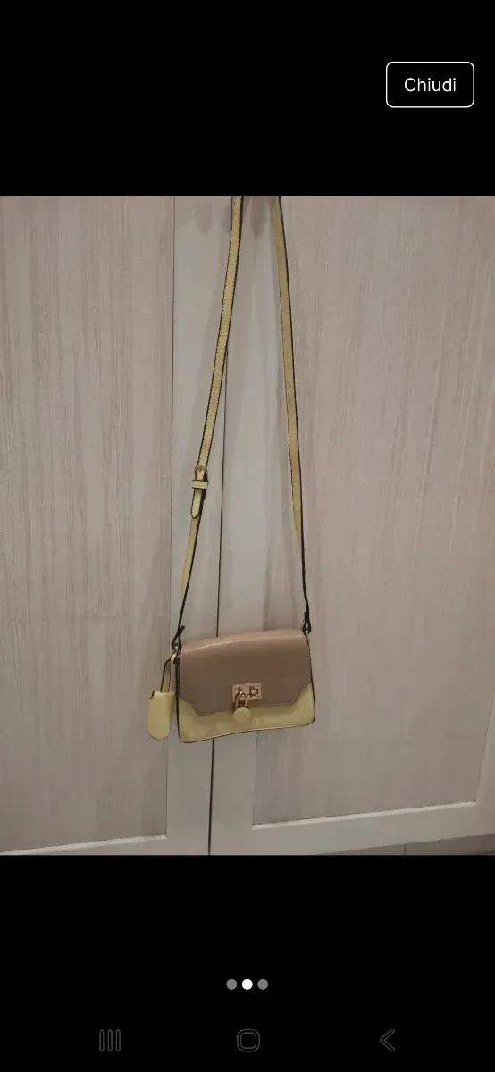 Borsa Carpisa beige/gialla ottime condizioni