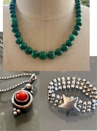 Set 2 collane e anello argento 925