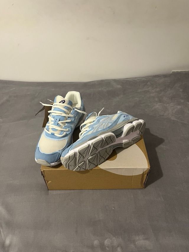 Scarpe Asics Gel NYC Blu Bianche