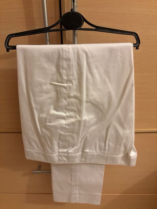 Pantaloni bianchi Daniela Conte cotone