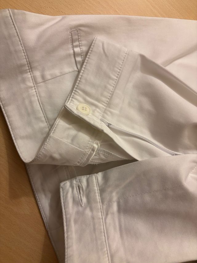 Pantaloni bianchi Daniela Conte cotone