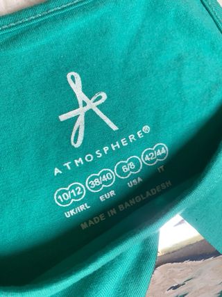 Camiseta Atmosphere Talla M con estampado Fleur de