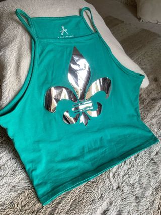 Camiseta Atmosphere Talla M con estampado Fleur de