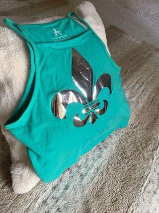 Camiseta Atmosphere Talla M con estampado Fleur de