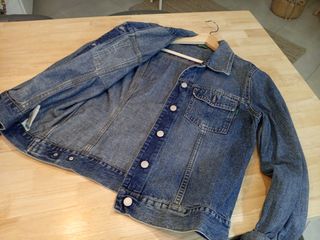 Chaqueta tejana azul