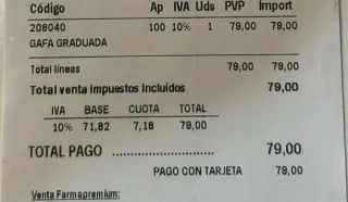 Montura de gafas infantil-juvenil.