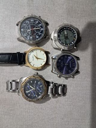 Lote 5 Relojes: Festina, Horlor, Stason, Vuillen