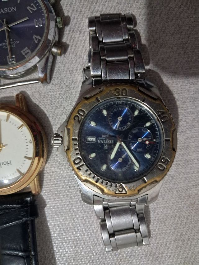 Lote 5 Relojes: Festina, Horlor, Stason, Vuillen