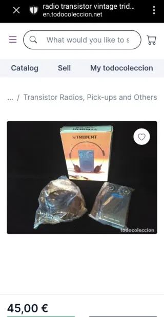 Radio AM vintage NUEVA caja