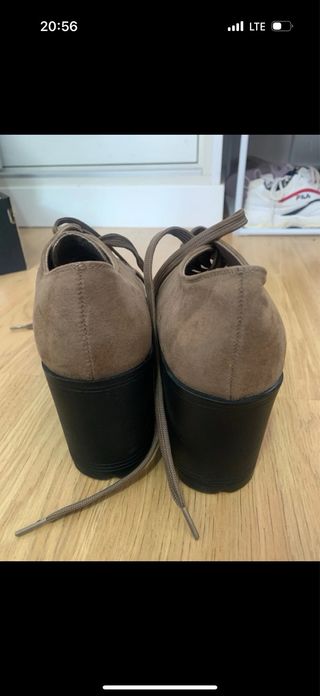 Botines Mocasines Marrones Talla 37