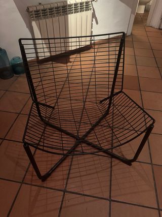 Silla SKÅLBODA IKEA Negra Metal