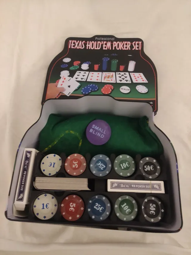 Juego de Póker Texas Hold'em 200 Fichas