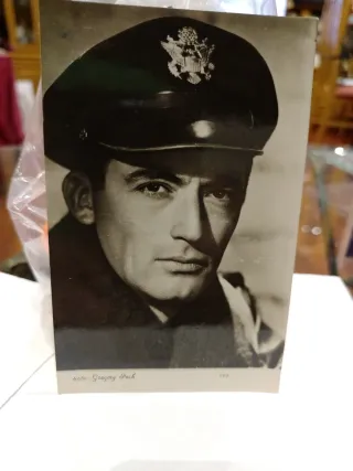 Postal Cine Gregory Peck Años 40-50