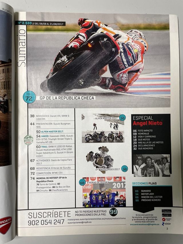 revista Ángel nieto