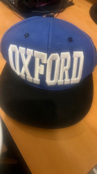 Gorra Oxford Azul y Negra