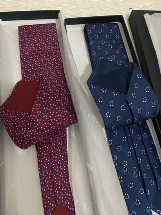 Corbatas de seda con estampado
