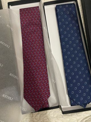 Corbatas de seda con estampado